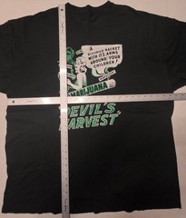 Marijuana The Devil’s Harvest Movie Poster T-shirt 3XL Propaganda Graphic Print