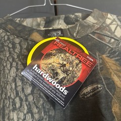 Vtg NWT Ace Sportswear Realtree Camo Shirt Single Stitch Hardwood USA Medium