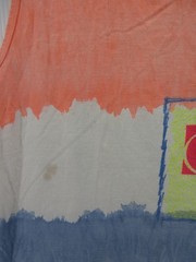 VTG Ocean Pacific Shirt Men Medium Orange OP Tank Top Artistic Surf Skate 80s *
