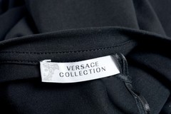Versace Collection Men’s Black Crewneck T-Shirt Size US L IT 52