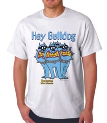 HEY BULLDOG BLUE MEANIES SHIRT BEATLES YELLOW SUBMARINE T-SHIRT TEE