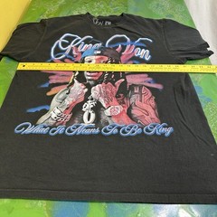 King Von What It Means To Be King Large T-Shirt L Rap Tee Drill Hip Hop Trap RIP