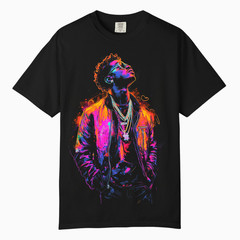Neon Hip Hop Graphic T-Shirt Tee, Comfort Colors T Shirt, Unisex Streetwear Tee