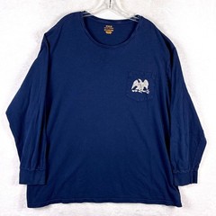 Polo Ralph Lauren Tshirt Mens 2XB Blue Eagle Stars NYC Preppy Heritage Patriotic