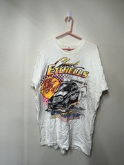 Vintage Fruit of the Loom Chuck Etchells”The Heat Is On!” Racing Shirt, Size XXL