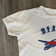 Vintage 60s Bearn Transport Squadron Shirt Mens Xsmall French Military Air Force