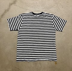Guess Jeans x ASAP Rocky Striped Tee Shirt Size Large Navy White Rap Retro