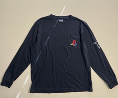 American Eagle x PlayStation Long Sleeve T-Shirt Men’s XL Black PS1 Classic