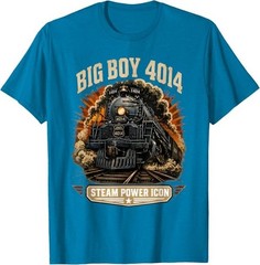 Big Boy 4014 Steam Engine Locomotive Train Vintage Railroad T-Shirt