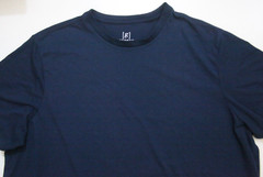 2XL 50-52 George Blue Poly Cotton Men’s Short Sleeve Mans Solid T-Shirt Top O14