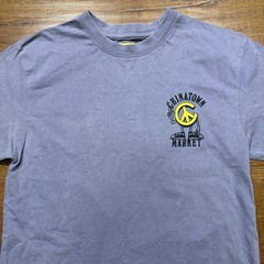 Chinatown Market T Shirt Mens S Pale Purple Short Sleeve Peace Sign City Modern
