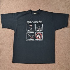 Vintage Tantra India Bollywood Speak Dhobi Graphic T-Shirt Size L Black Tee