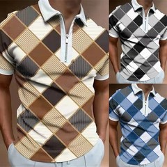Comfortable Wear Men’s T-shirts Casual Tee Slight Stretch 3D Print Holiday