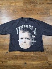 HASBULLA YOUNGLA UFC™ FIGHTER TEES – XL – uni- sex rare vintage shirt euc Boxy