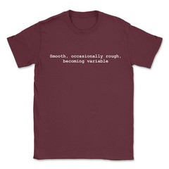 The shipping forecast t-shirt smooth, occasionally rough, becoming variable.