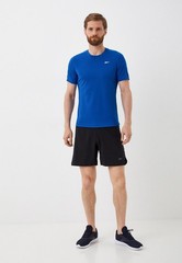Reebok Workout Ready Tee Vector Blue Size Medium Speed Wicking Crewneck Men