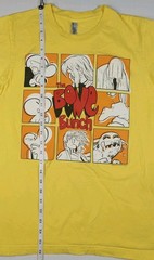 Bone Jeff Smith Graphic Tee Shirt Size Small Yellow 2013 Graphitti Designs