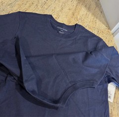 New! Lot of 2 Outerknown Mens XS Tee Shirt 100% Organic Cotton Blue Peru