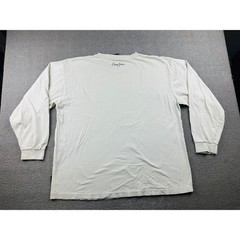 Y2K Sean John Long Sleeve T-Shirt Men XL White Signature Script Relaxed Urban