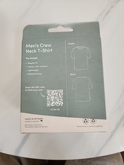 BOODY MENS CREW NECK T-SHIRT Size L BLACK NEW Ship From USA