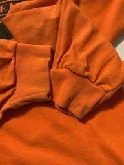Lot Of 2 Suavecito Pomade Hair Styling Graphic L/S Orange Neon T-Shirts Sz. M