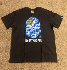 A Bathing Ape BAPE Men’s Black Ape Head Logo Graphic Tee Shirt XL