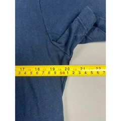 J.Crew Oarsmen Mens Medium Crew Neck Short Sleeve T Shirt Navy Made USA Cotton