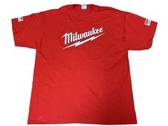 Milwaukee Tools Nothing But Heavy Duty Red T-Shirt Short Sleeve M12 18 NEW XL
