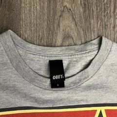 OBEY Skyscraper Graphic Short Sleeve Shirt Size Small