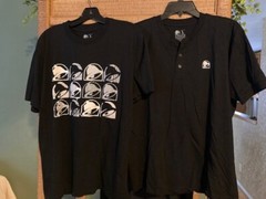 6 Taco Bell Shirts, MENS Large, 1 Med, Crew neck, V-neck & Button /Employee/Work