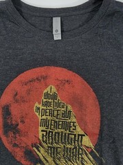 Next Level Women’s Peace – Enemies Brought War Wolf Blood Moon N.W.OT. Shirt XL