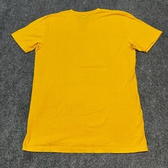 Volcom Shirt Mens Medium Yellow Cotton Tee Short Sleeve Stone Logo