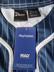 Super Rare PLAYSTATION Logo Button Up Baseball Style Men’s Jersey Size XXL L@@K