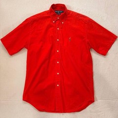 Ralph Lauren BLAKE Cotton Short Sleeve Shirt Orange S For 14Y+ Japan