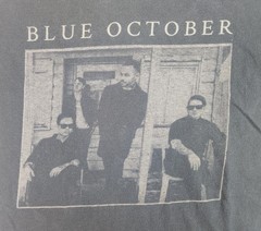 Vintage 2006 Blue October Foiled Shirt Men’s Size Small