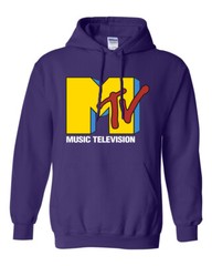 MTV – Music Television – When It Was Music – 1980’s Design – Unisex – Hoodie