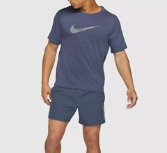 Nike Men’s Dri-FIT Running Division Miler Tee Shirt DR8766-437 Blue NWT Size S