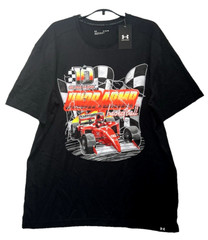 UNDER ARMOUR HOOPS FINISH LINE RACING BASKETBALL SHIRT SIZE XL Black