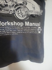 VW Beetle Volkswagen Haynes Owners Workshop Manual Tshirt Size L