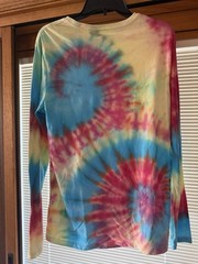Goodfellow & Co Men’s M Tie-Dye Multicolor Long Sleeve Crew Neck T-Shirt