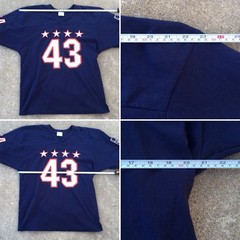 Bush 43 President George W Bush Jersey Style T Shirt Gator Size XL Made In USA
