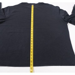 Cremieux Shirt Mens XL Black Long Sleeve Crewneck Cotton Blend Logo Casual Top