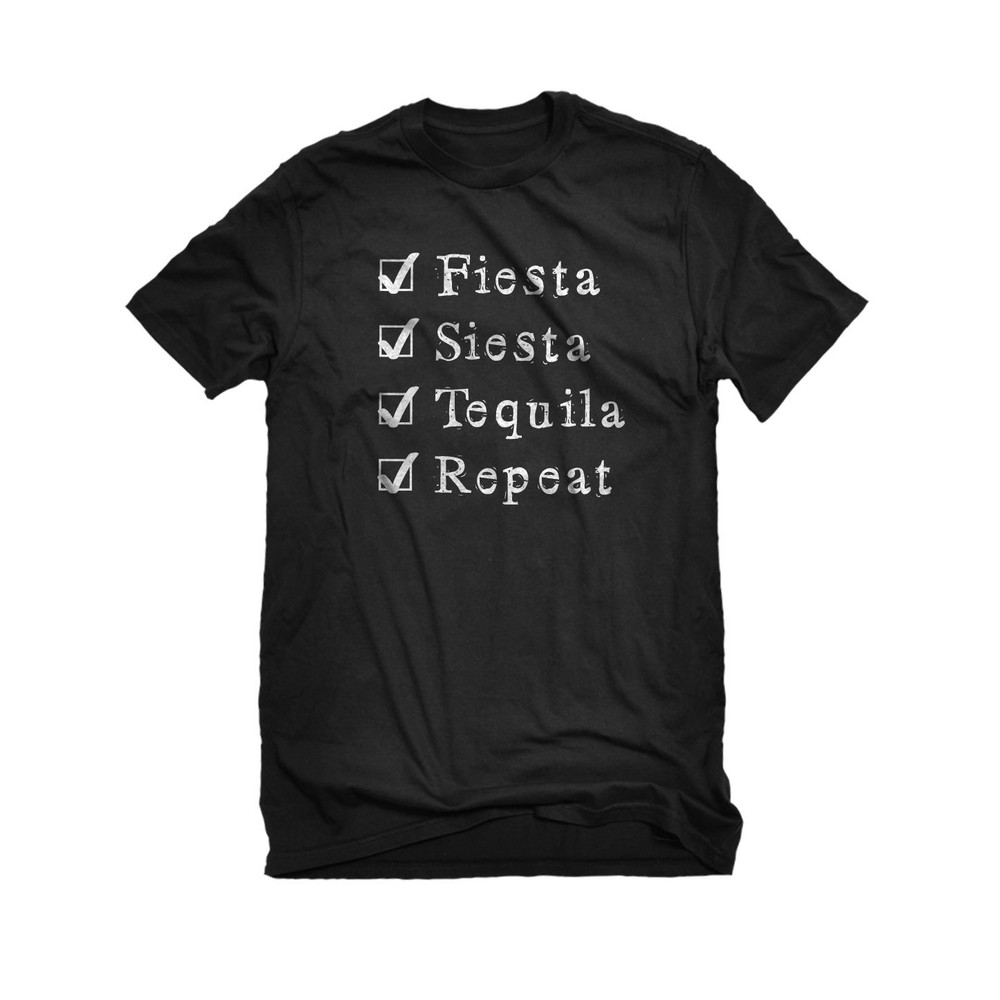 Mens Fiesta Siesta Tequila Repeat Mens T-shirt #3284