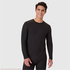 Hanes Men’s Thermal Long Sleeve Performance Shirt – Black XXL *SEE DEAL!!!*