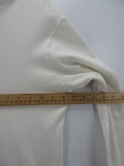 VGT LL Bean Duofold Shirt Men Medium White Base Layer Turtleneck Hiking 80s *
