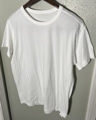 Buck Mason ToughKnit T-Shirt Mens Small White Cotton Made in USA Crewneck – NWD