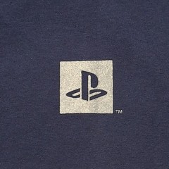NOS Metalic Flake Mint 90s Sony PlayStation Employee New PS1 XL Hanes Beefy T
