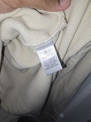 Fear Of God FOG Collection One 2015-2016 Beige Waffle Henley Men’s Size Large