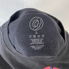 Odd Future black shirt pink blue donut logo size large music rapper