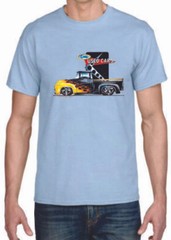 Adult DryBlend® T-Shirt – ( USED CARS FLAMED PICK UP – FORD / TRUCK)